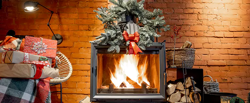 Travis Industries Linear Gas Fireplace Installation in Chaparral, New Mexico